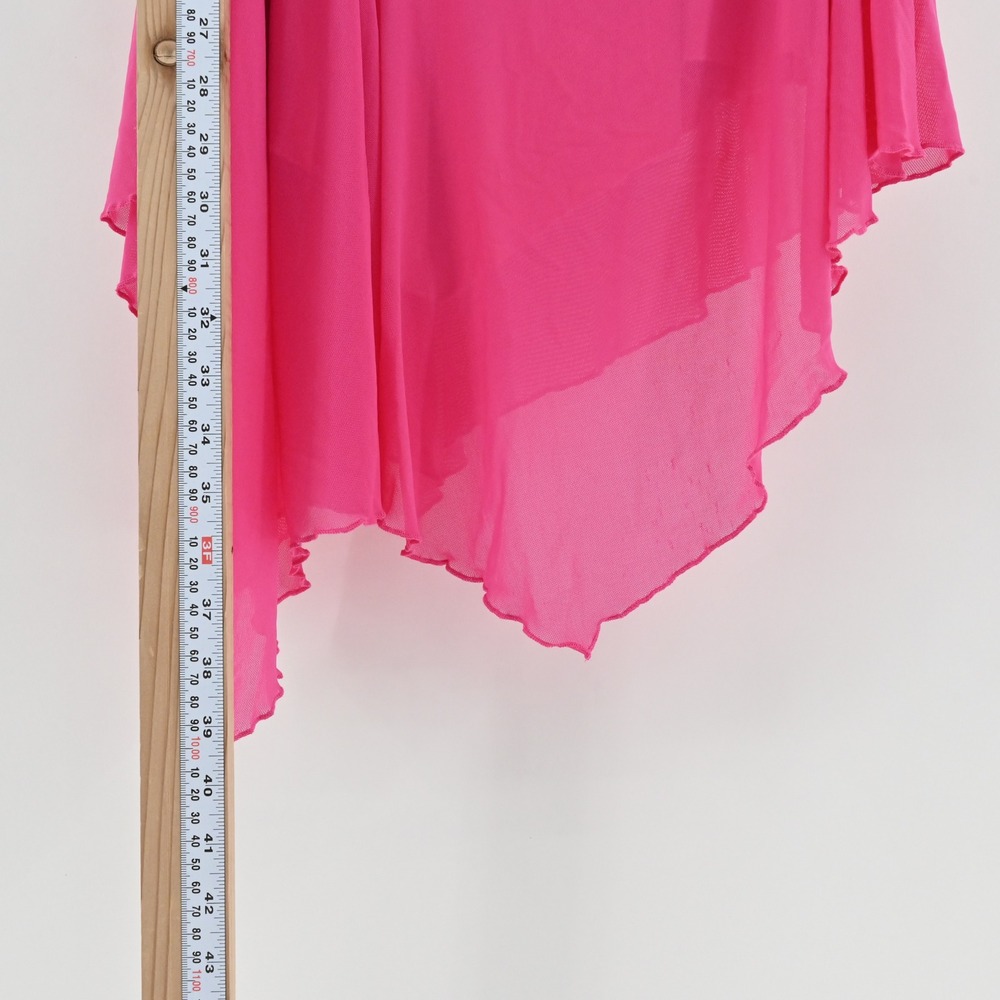 Dolls Kill Delias Mermaid Kisses Mini Dress Size L Pink Asymmetrical Going Out‎ - Picture 5 of 14